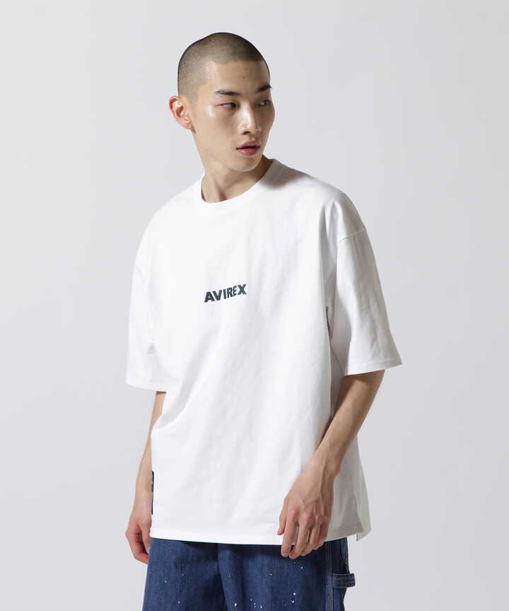 《WEB&DEPOT限定》CORE LOGO EMBROIDERY T-SHIRT/コア ロゴ エンブロイダリー Tシャツ/AVIREX