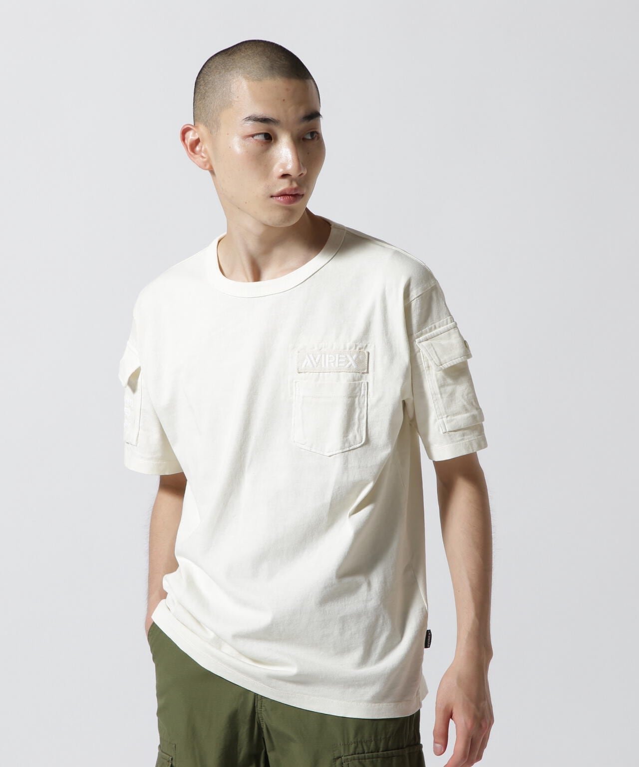 WEB&DEPOT限定》GARMENT DYE FATIGUE T-SHIRT | AVIREX