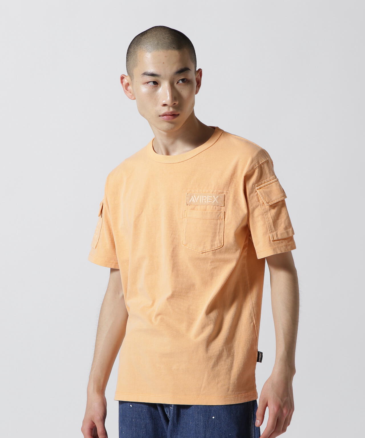 WEB&DEPOT限定》GARMENT DYE FATIGUE T-SHIRT | AVIREX