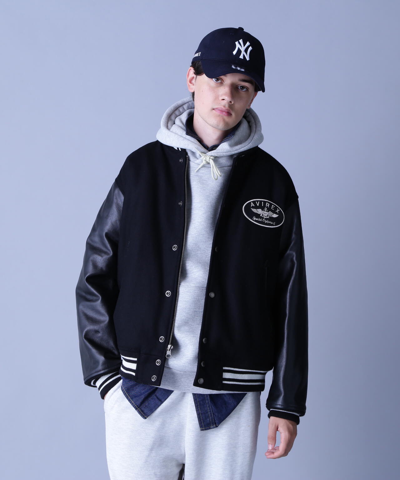 SUGNATUR VARSITY JACKET / シグネチャー バーシティ ジャケット / AVIREX / アヴィレックス