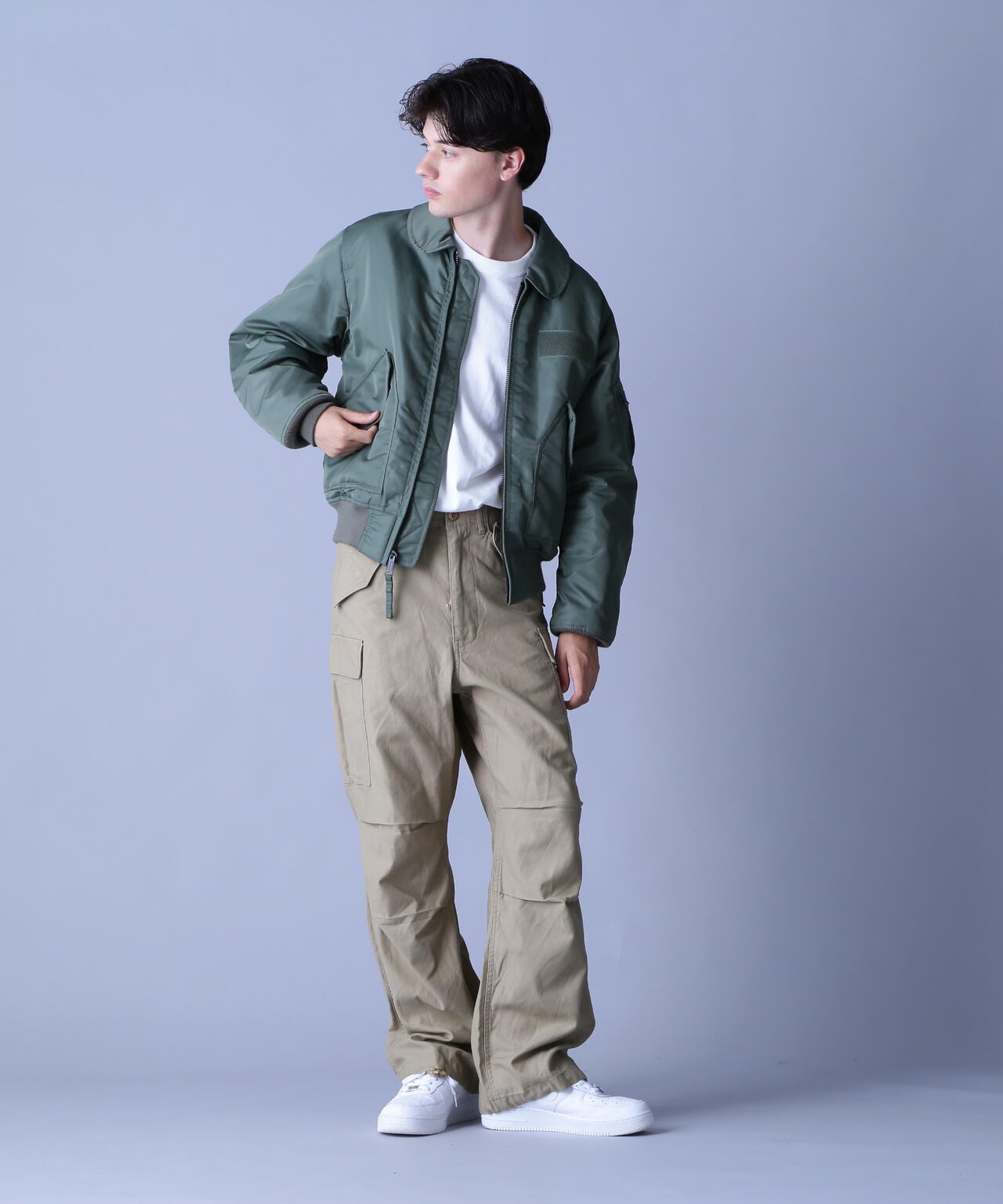 美品 2XL】u.s military CWU-45/P フライトジャケット-