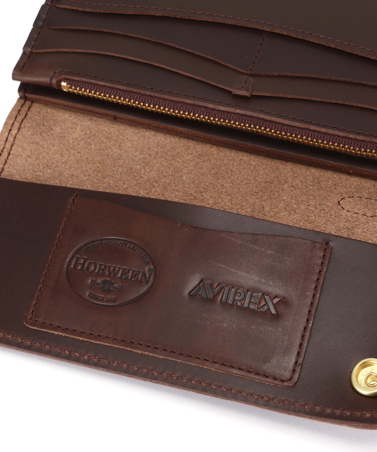 HORWEEN LEATHER FLAP LONG WALLET/ ホーウィン フラップ 長財布/ AVIREX / アヴィレックス | AVIREX  ( アヴィレックス ) | US ONLINE STORE（US オンラインストア）