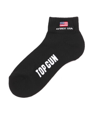 《直営店限定》トップガン ロウ クルー ソックス / TOP GUN LOW CREW SOCKS / アヴィレックス / AVIREX
