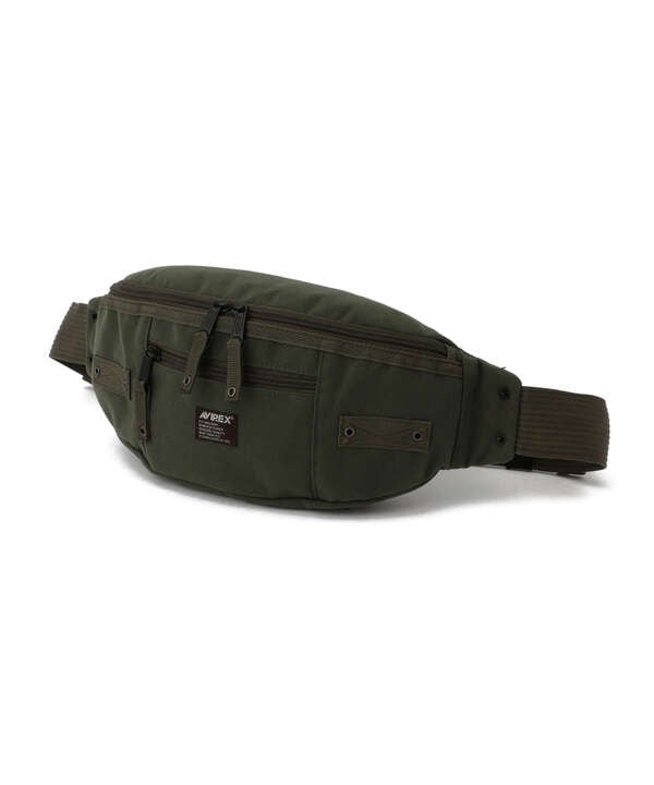 EAGLE POLYESTER 2WAY WAIST BAG /イーグル ポリエステル 2ウェイ ウエストバッグ / AVIREX