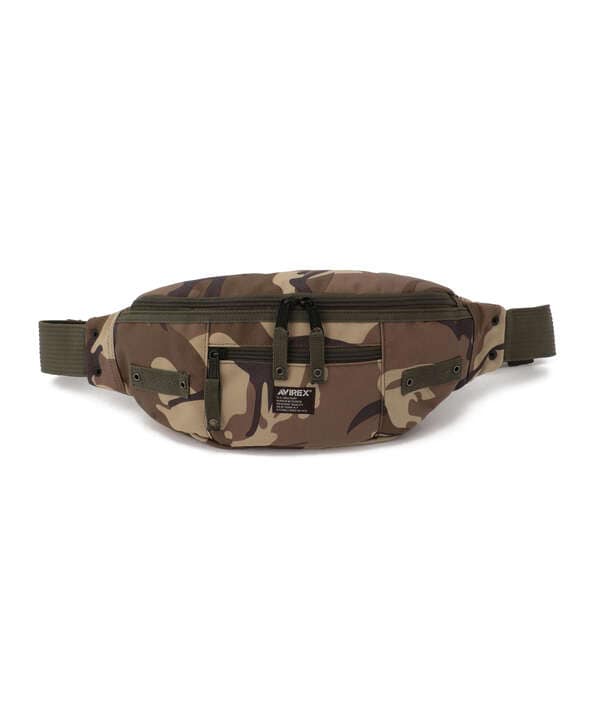 EAGLE POLYESTER 2WAY WAIST BAG /イーグル ポリエステル 2ウェイ ウエストバッグ / AVIREX