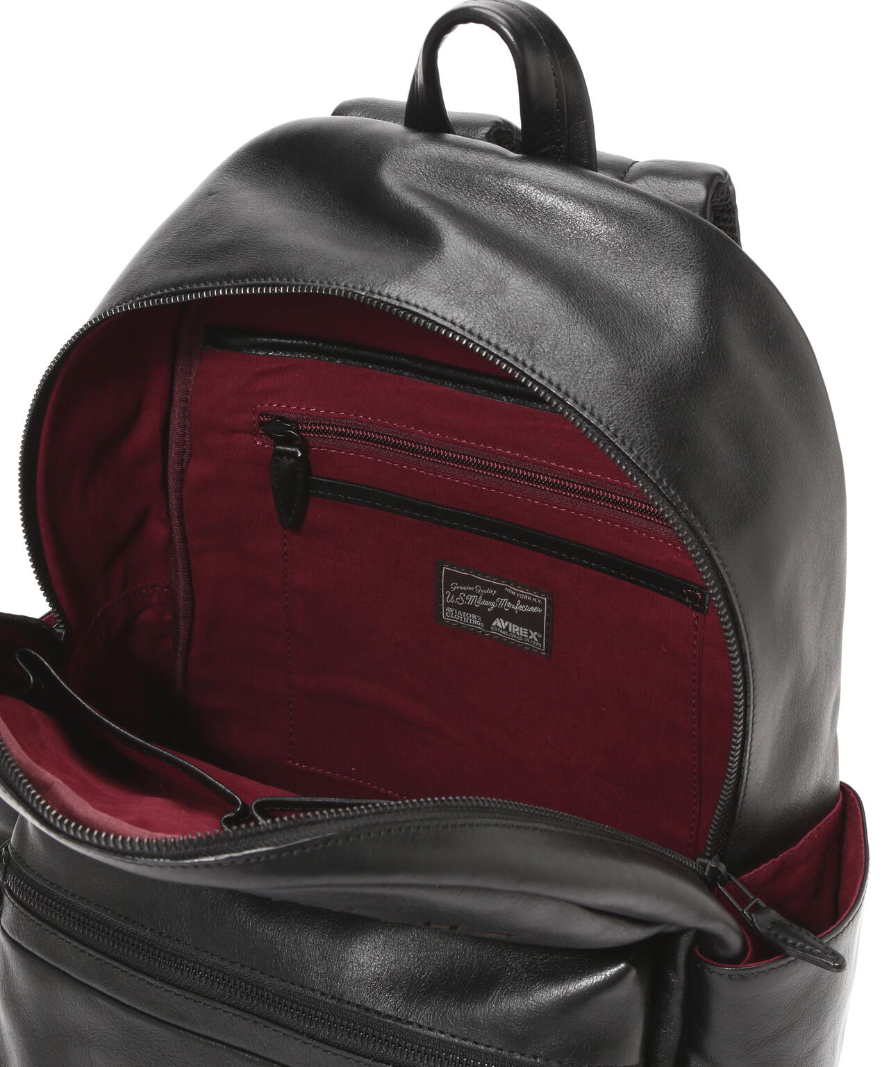 VARSITY LEATHER DAYPACK/ バーシティレザーデイパック /AVX5628