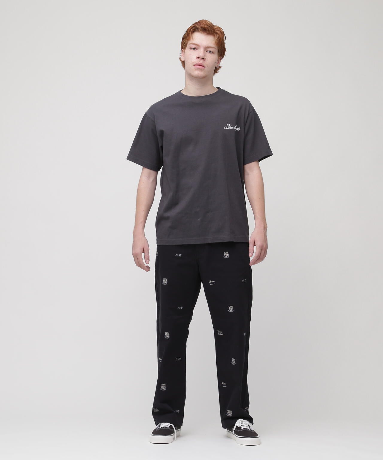 POINT EMBROIDERY CHINO PANTS / ポイント エンブロイダリー チノパンツ