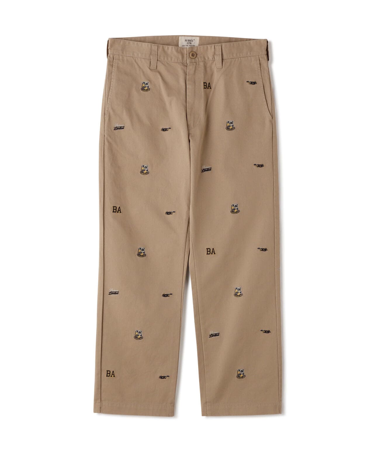 POINT EMBROIDERY CHINO PANTS / ポイント エンブロイダリー チノパンツ