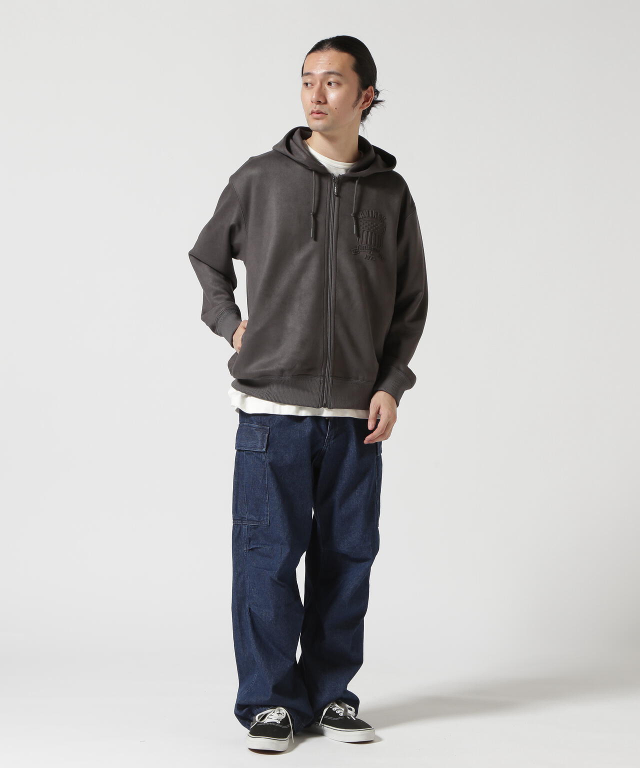 《直営店限定》DENIM EASY CARGO PANTS / デニム イージーカーゴパンツ / AVIREX / アヴィレックス