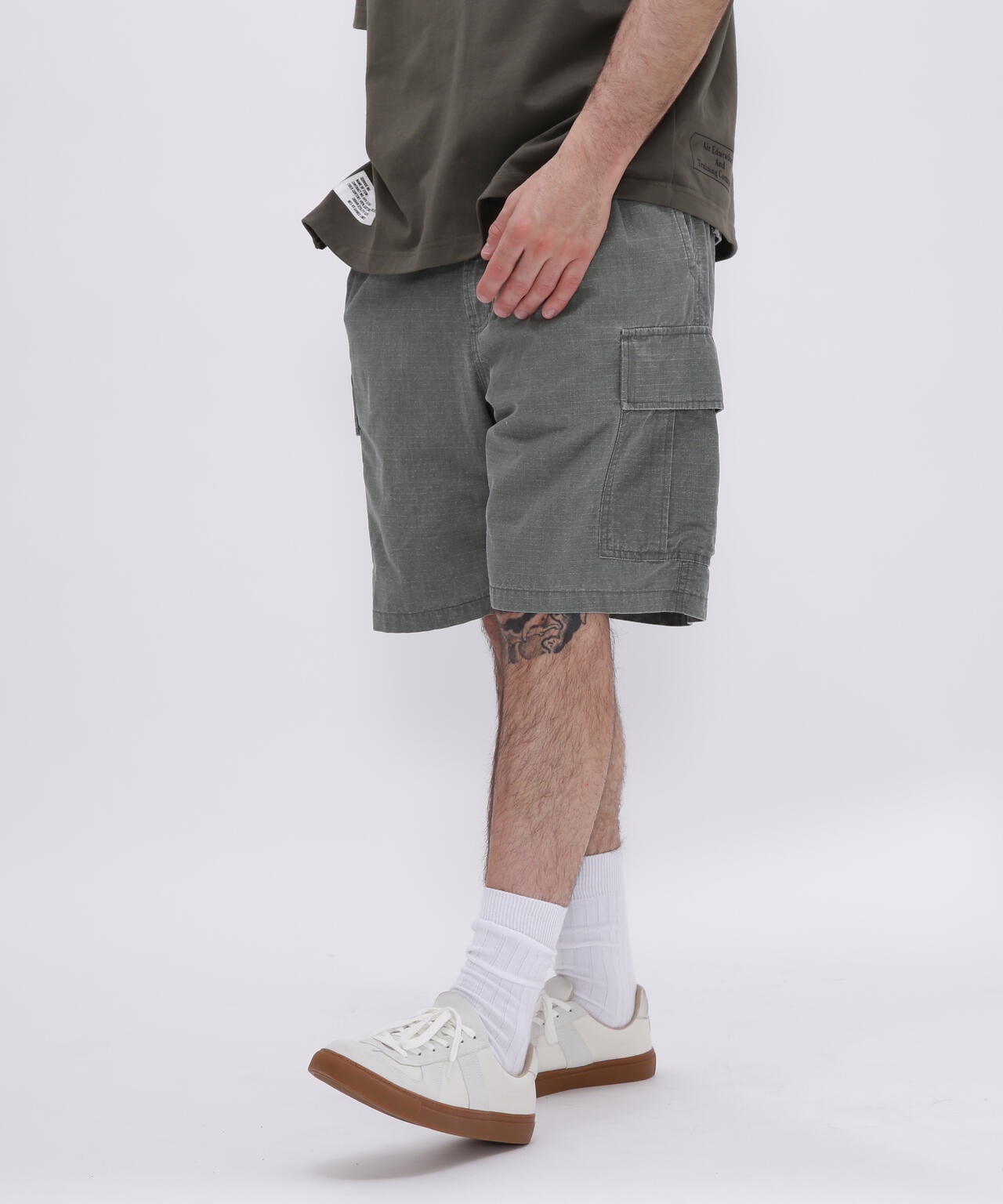 PIGMENT 2TUCK CARGO SHORT PANTS / ピグメント ２タック カーゴ 