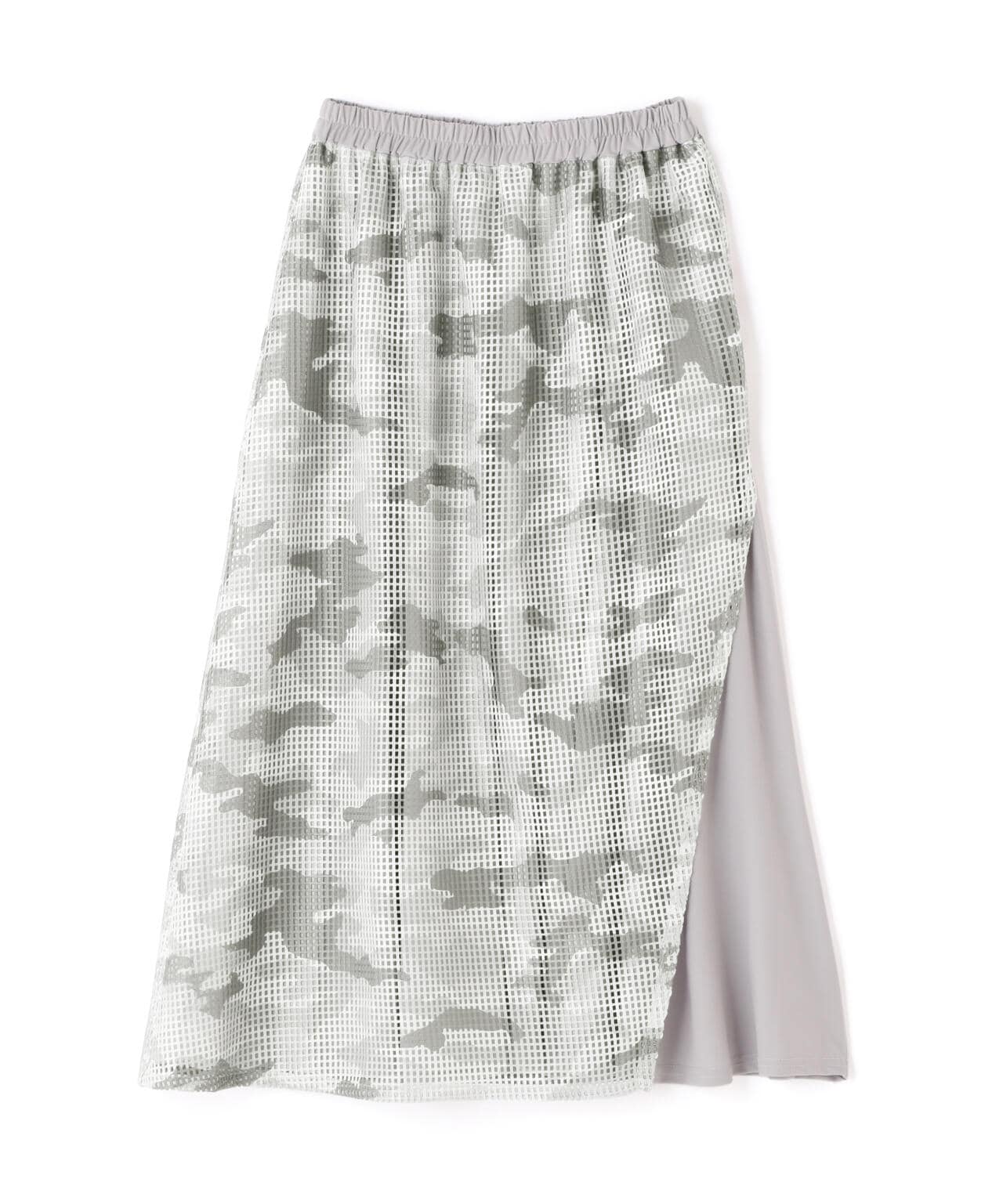 MESH CAMO PRINT SKIRT/メッシュカモ プリントスカート