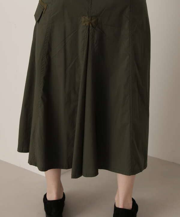 ZIPPER MILITARY SKIRT/ジッパーミリタリースカート