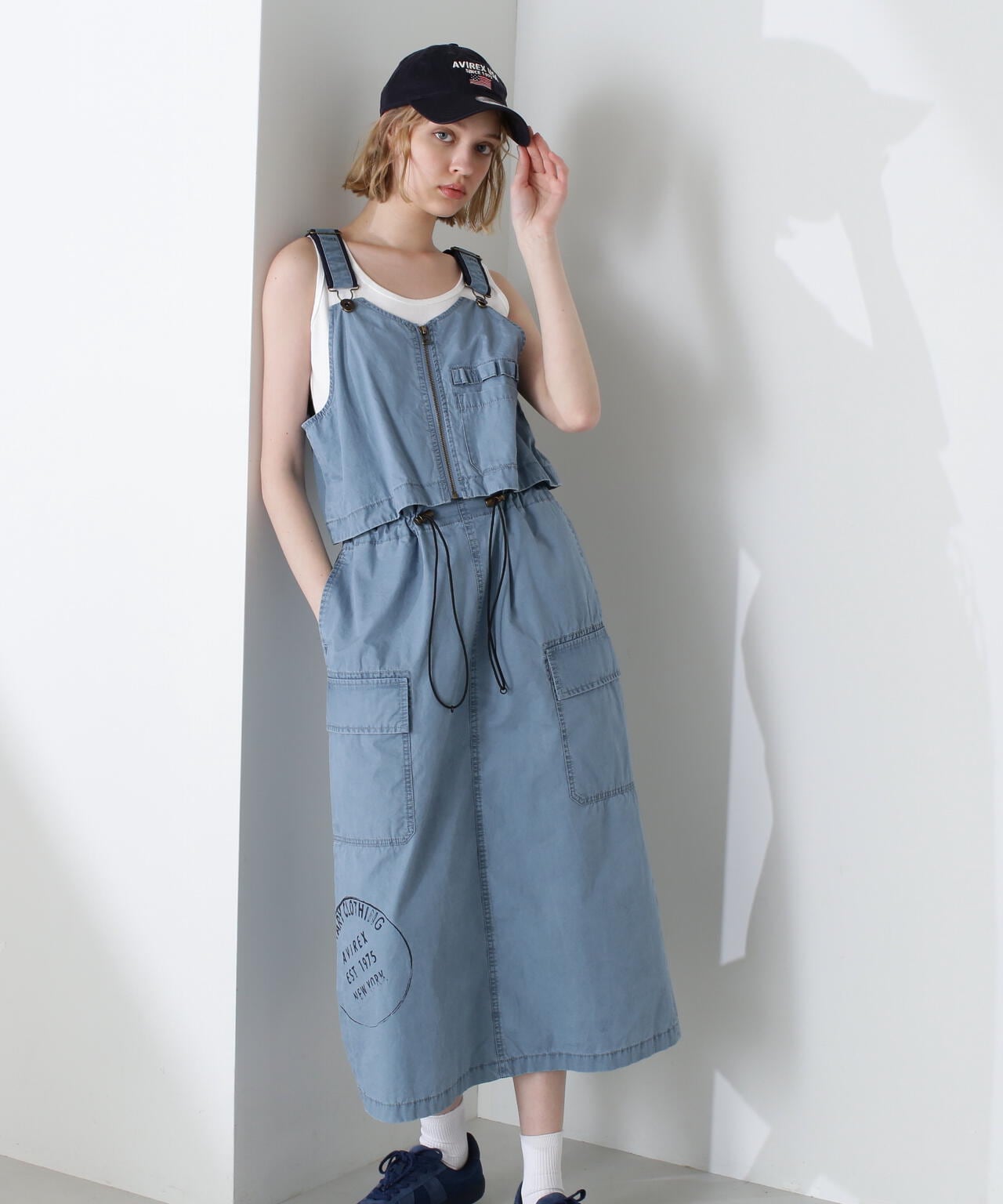 SEPARATE SKIRT＆VEST OVERALLS