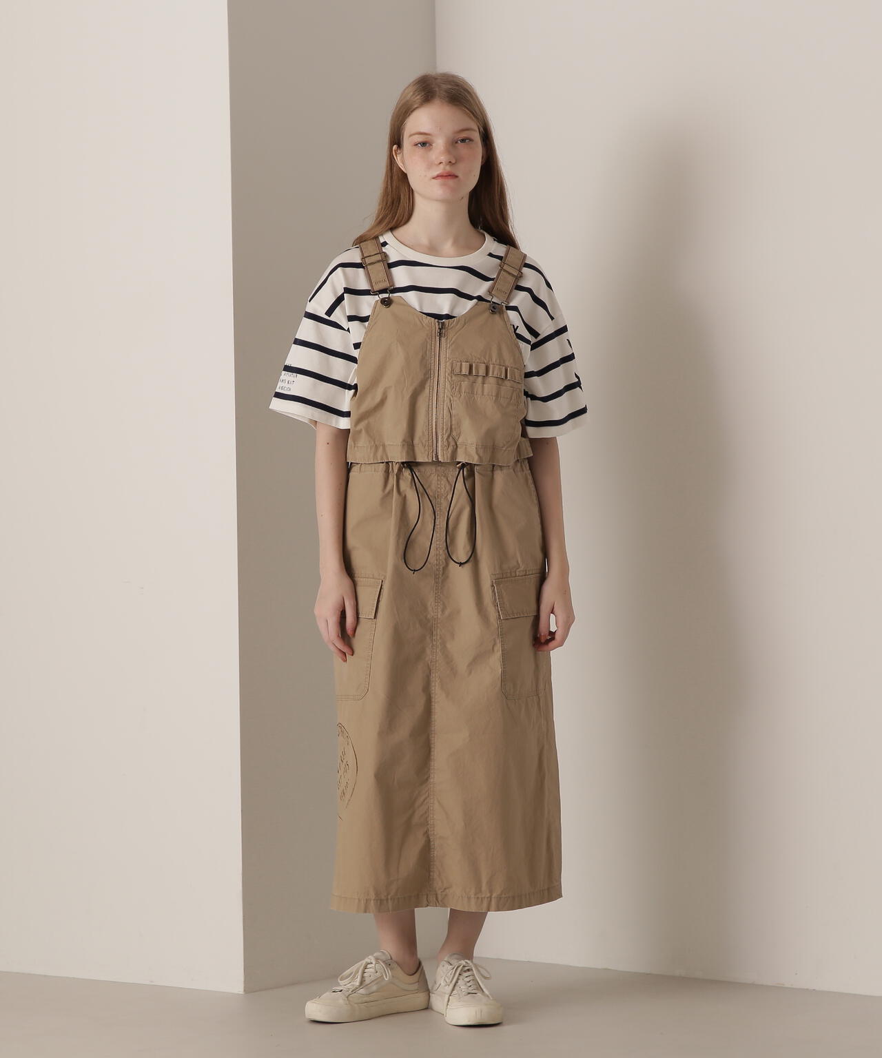 SEPARATE SKIRT＆VEST OVERALLS