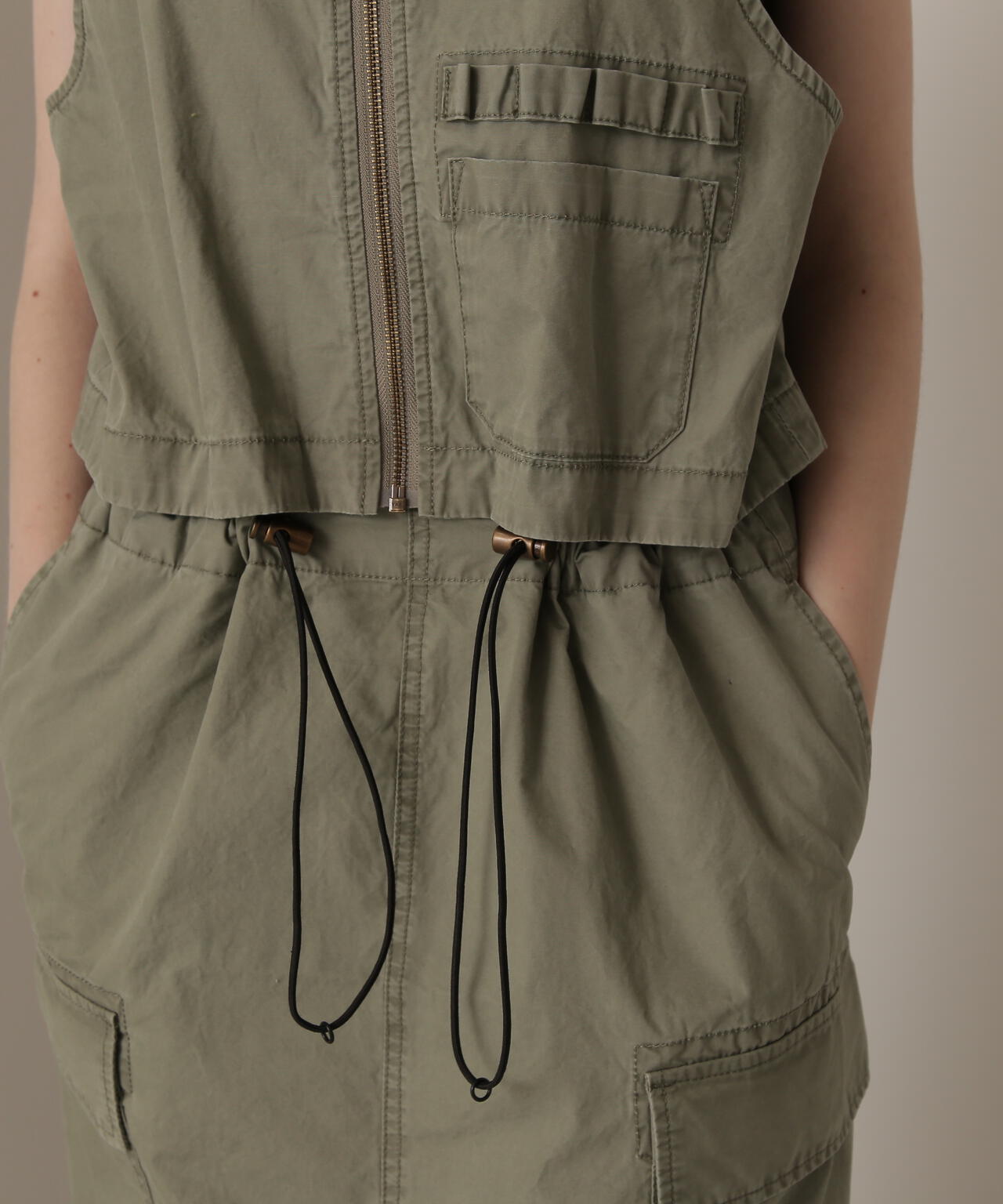 SEPARATE SKIRT＆VEST OVERALLS