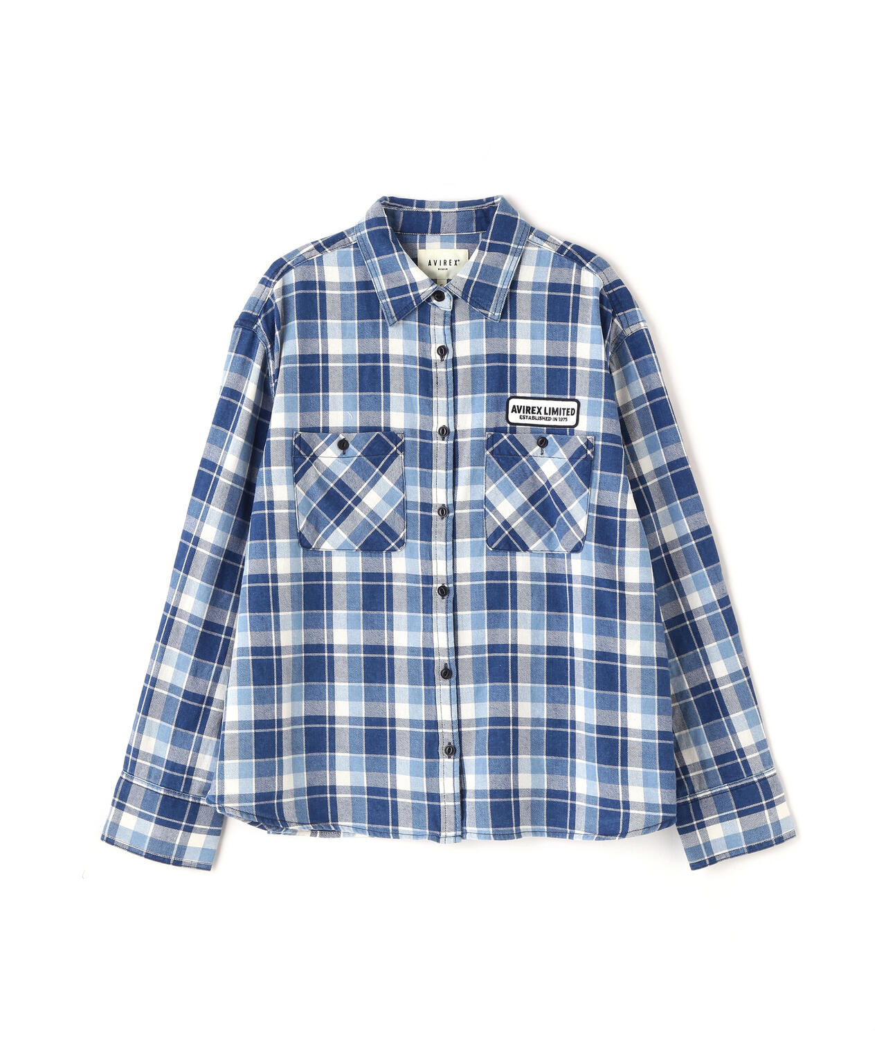 INDIGO LABEL] CHECK SHIRT BZ：インディゴチェック シャツアウター