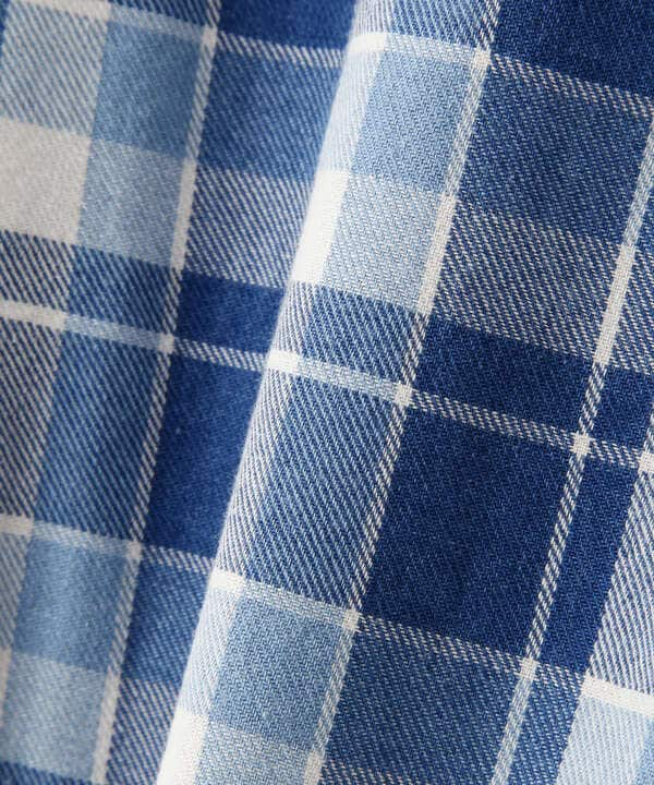 L-L/S INDIGO CHECK SHIRT/インディゴ チェック シャツ