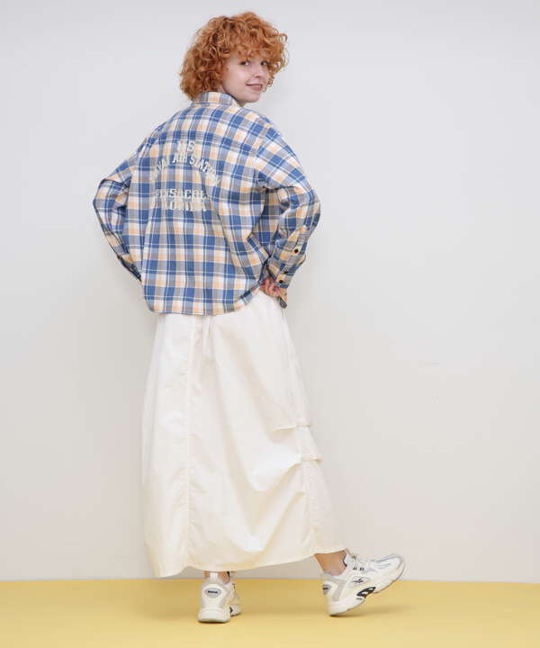 L-L/S INDIGO CHECK SHIRT/インディゴ チェック シャツ