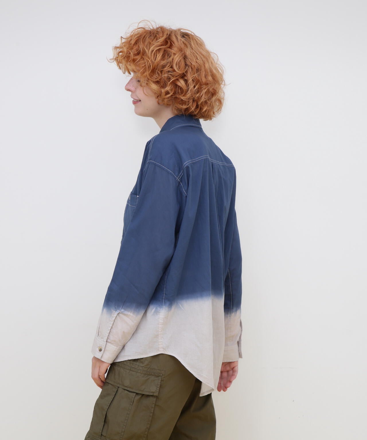 TIERED DYEING SHIRT/タイダイ シャツ