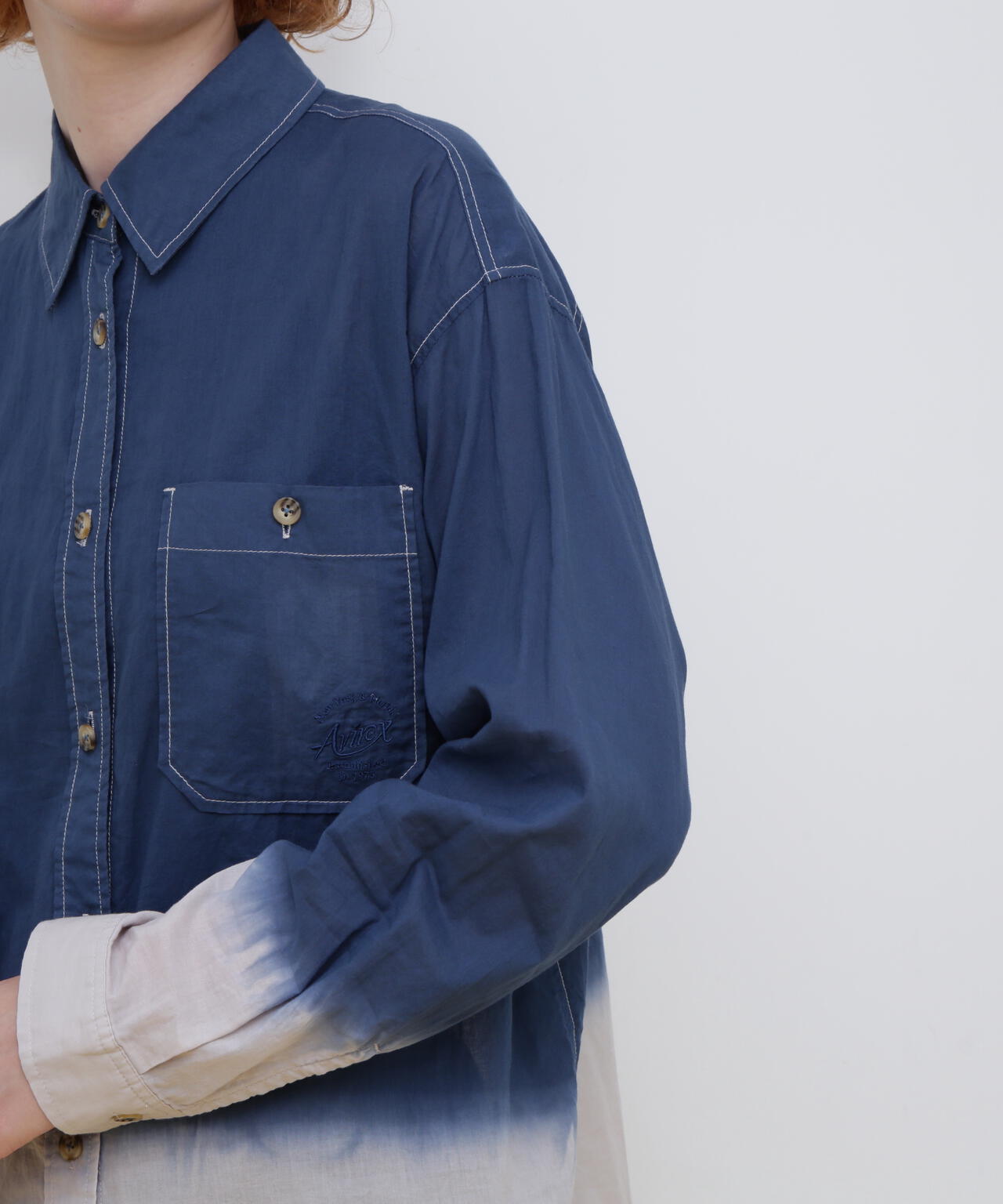 TIERED DYEING SHIRT/タイダイ シャツ