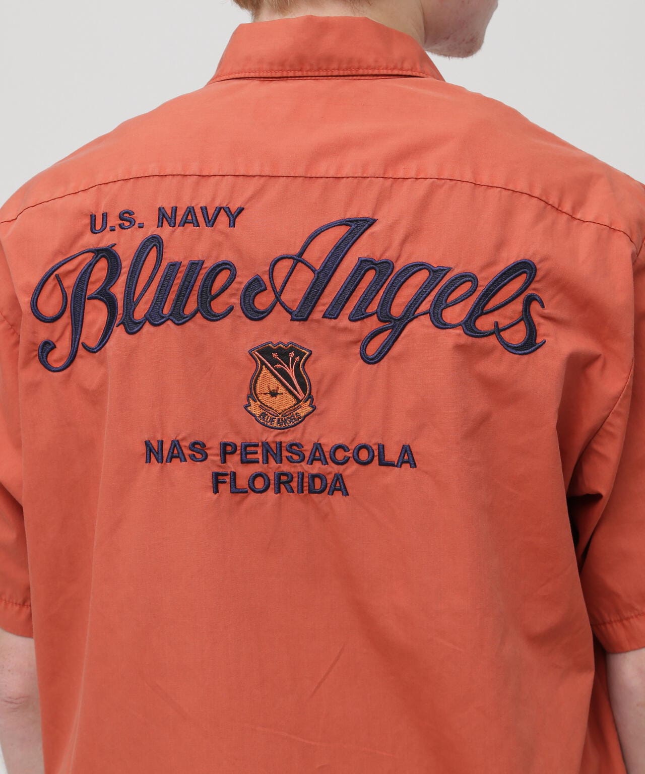 SHORTSLEEVE FADED WORK SHIRT BLUE ANGELS