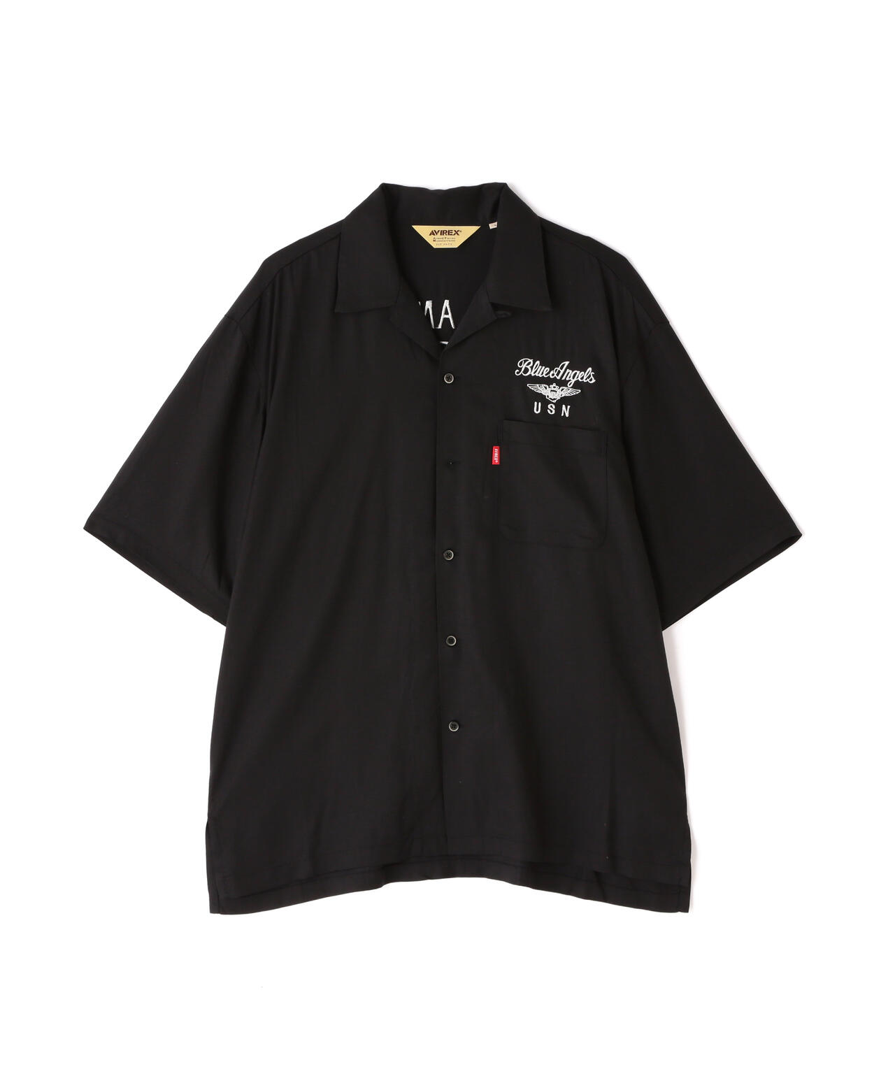 TENCEL SUKA EMBROIDERY SHORTSLEEVE SHIRT | AVIREX ( アヴィレックス 