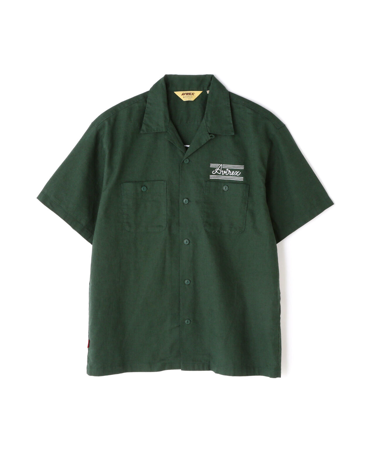 WEB&DEPOT限定》S/S EMBROIDERY C/L SHIRT / ショートスリーブ エン  