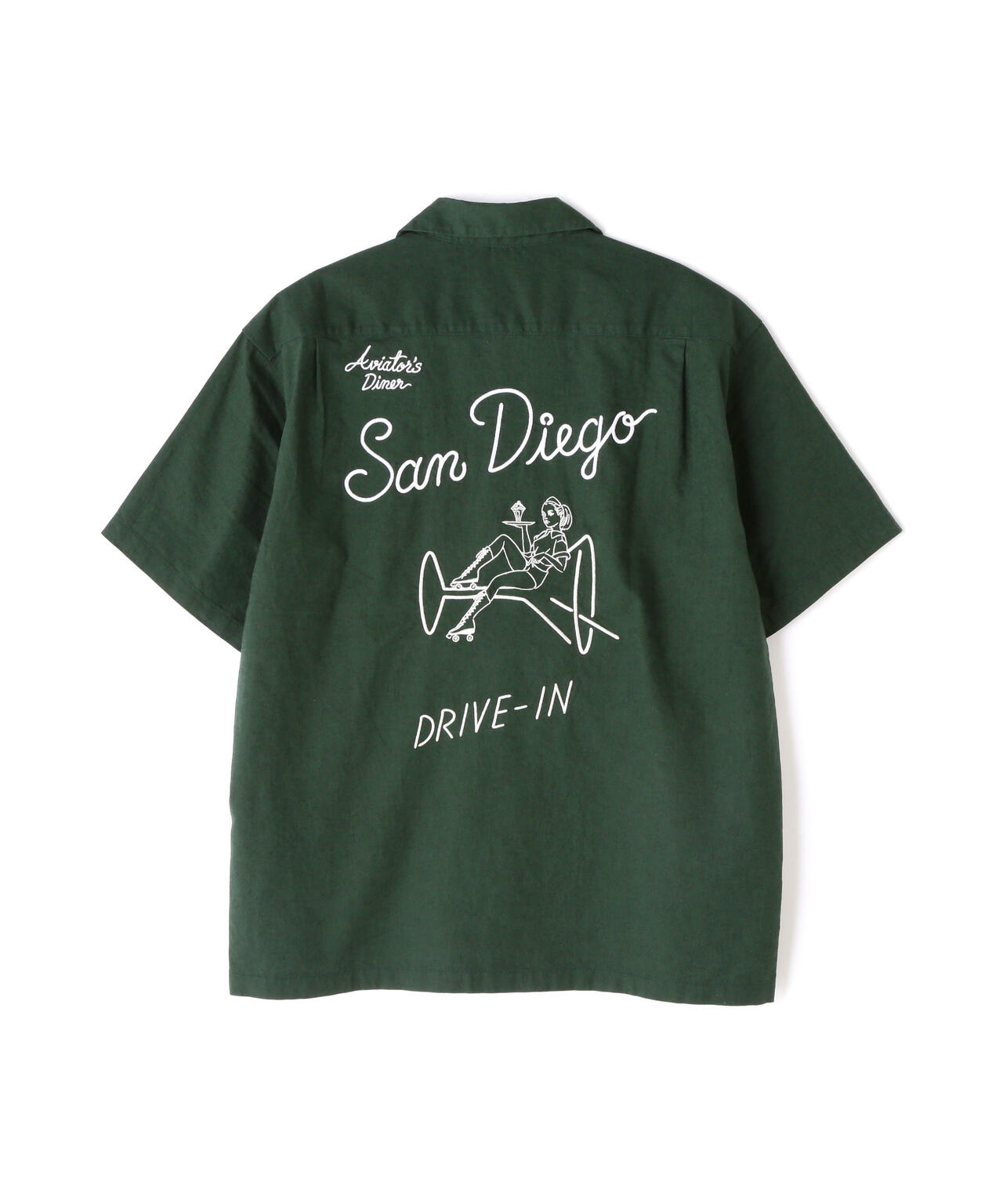 WEB&DEPOT限定》S/S EMBROIDERY C/L SHIRT / ショートスリーブ エン  