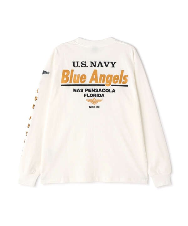 LONG SLEEVE T-SHIRT EMBROIDERY THE BLUE ANGELS