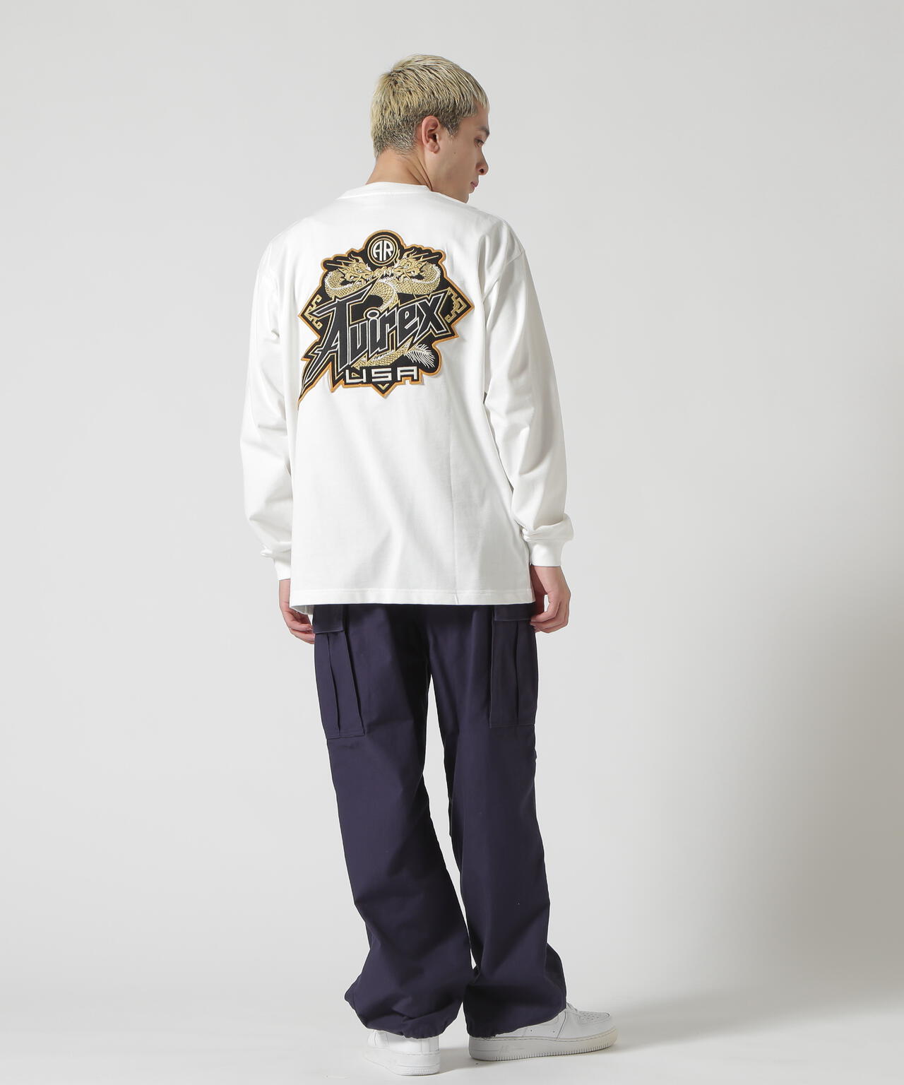 直営店限定》TWIN DRAGON L/S T-SHIRT / ツイン ドラゴン 長袖 Tシャツ