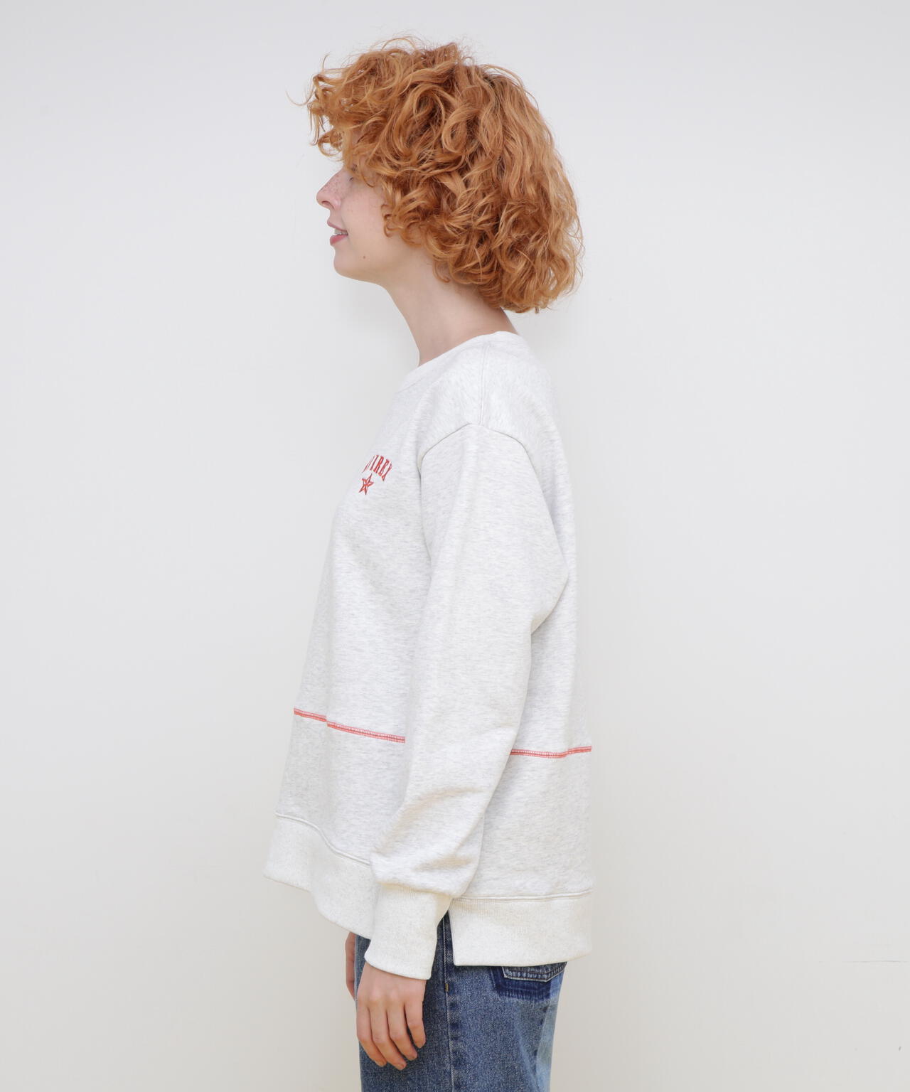 COLOR STITCH SWEAT SHIRT/カラーステッチ スウェットシャツ