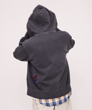 【先行予約 12月中旬-12月下旬入荷予定】LONG SLEEVE FADE MIAMI PATCH PARKA