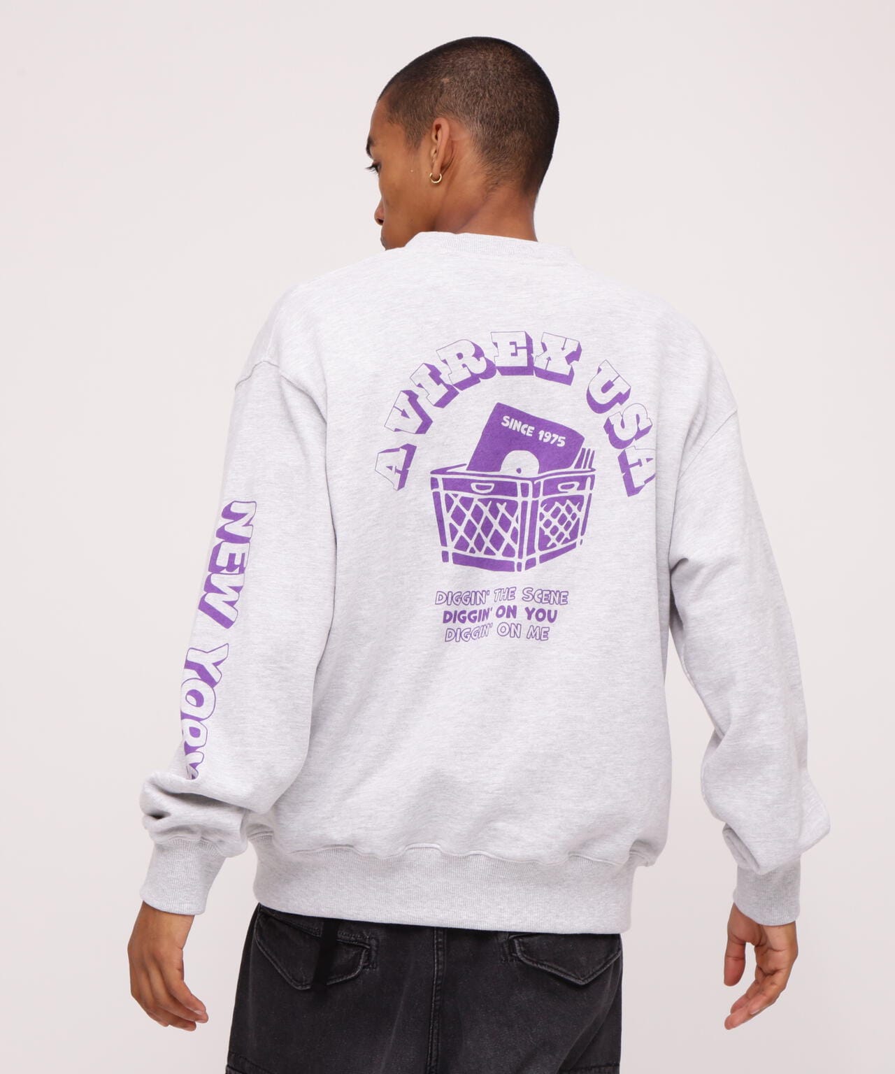 先行予約 2月上旬-2月中旬入荷予定】CREW NECK SWEAT DIGGN ON YOU