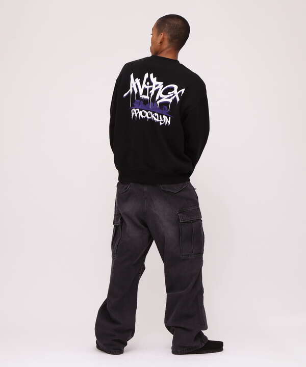 《WEB限定》TAGGING BROOKLYN CREW NECK SWEAT