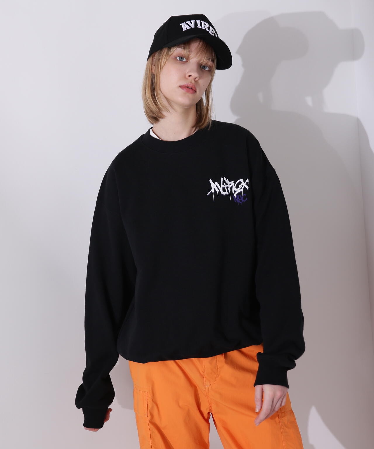 WEB限定》TAGGING BROOKLYN CREW NECK SWEAT | AVIREX