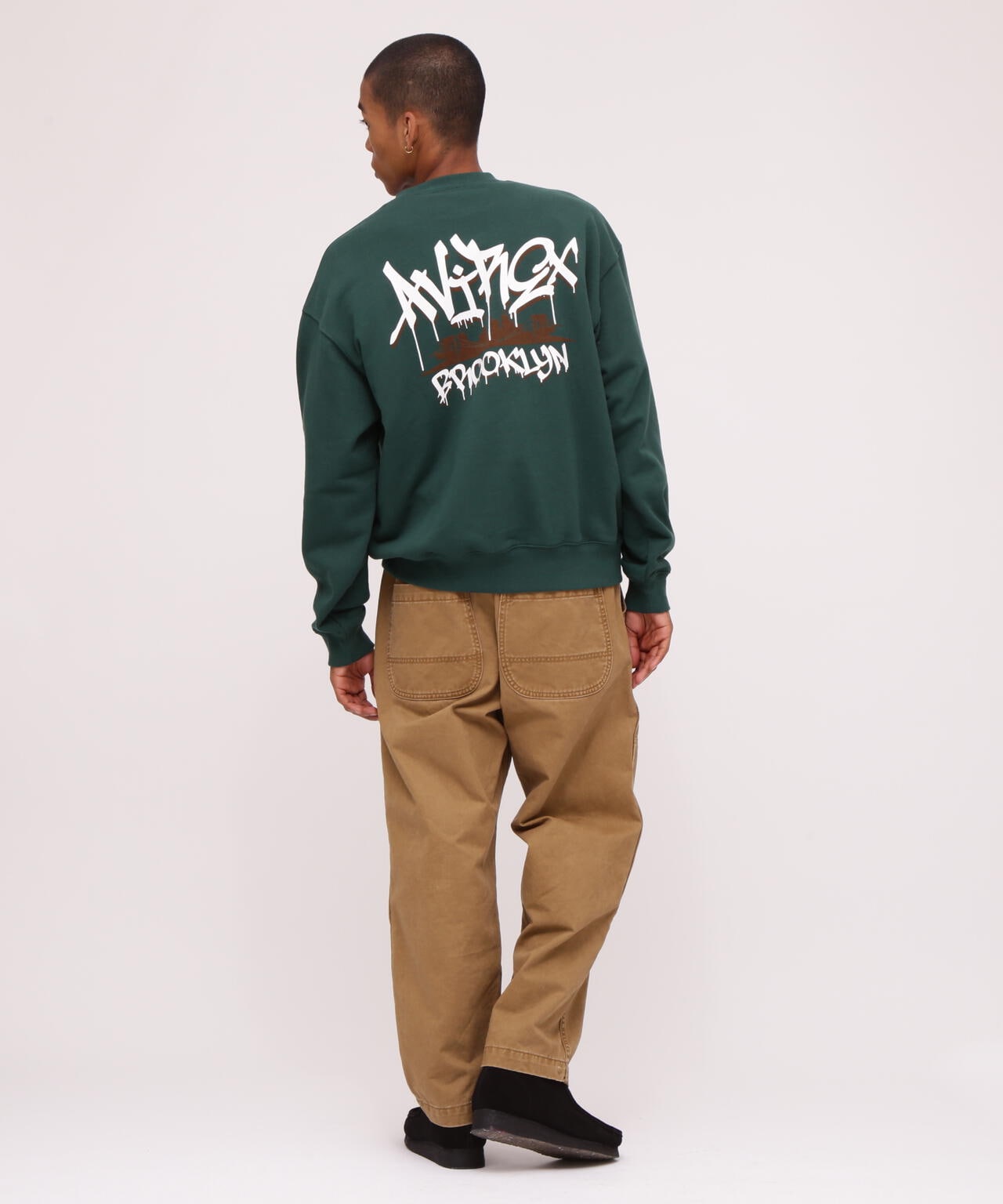 WEB限定》TAGGING BROOKLYN CREW NECK SWEAT | AVIREX