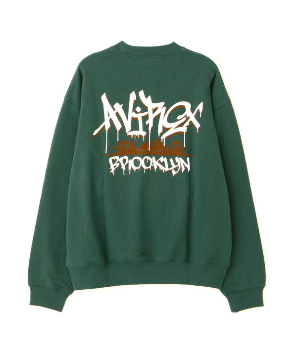 《WEB限定》TAGGING BROOKLYN CREW NECK SWEAT