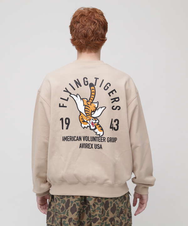 《WEB限定》FLYING TIGER CREW NECK SWEAT