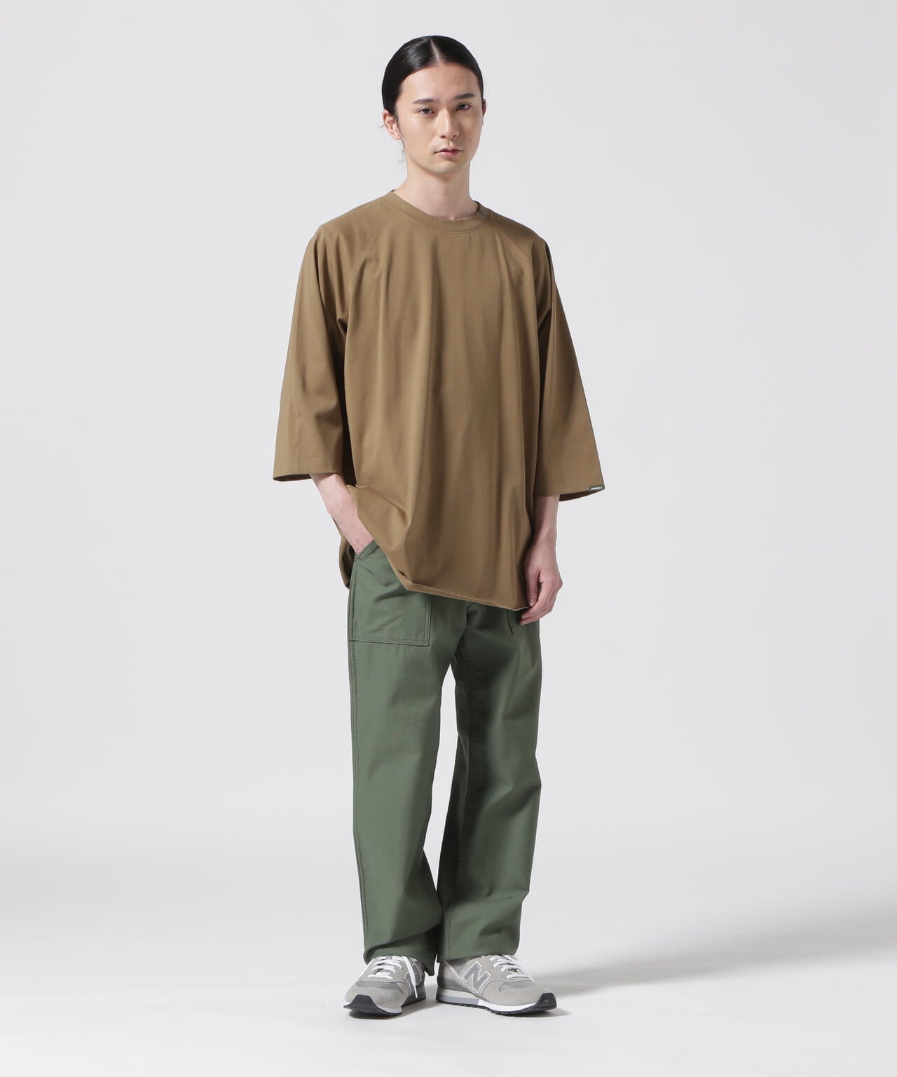 直営店限定》MIL. GARMENTS 3/4 T-SHIRT / ミルガーメンツ 7分袖T 