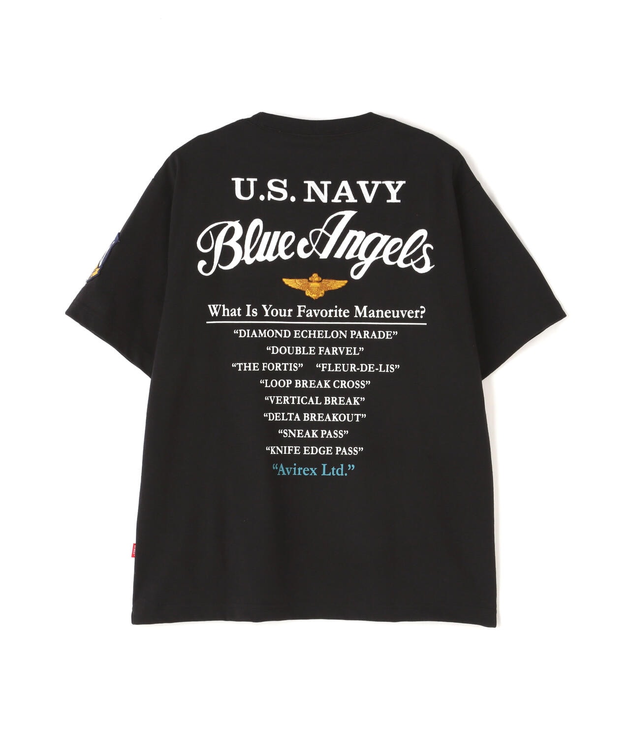 BLUE ANGELS EMBROIDERY SHORTSLEEVE T-SHIRT