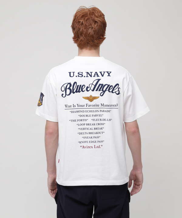 BLUE ANGELS EMBROIDERY SHORTSLEEVE T-SHIRT