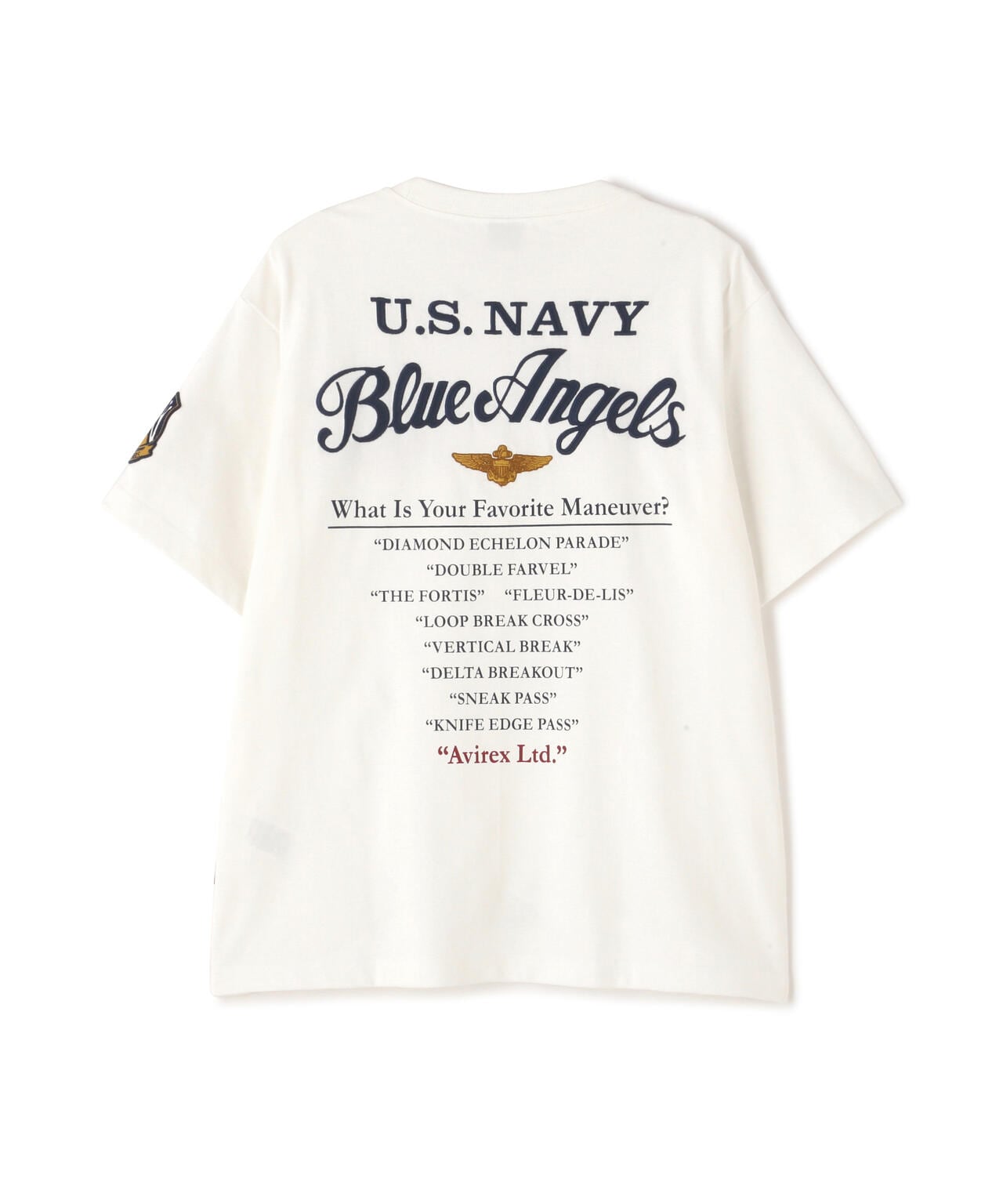 BLUE ANGELS EMBROIDERY SHORTSLEEVE T-SHIRT