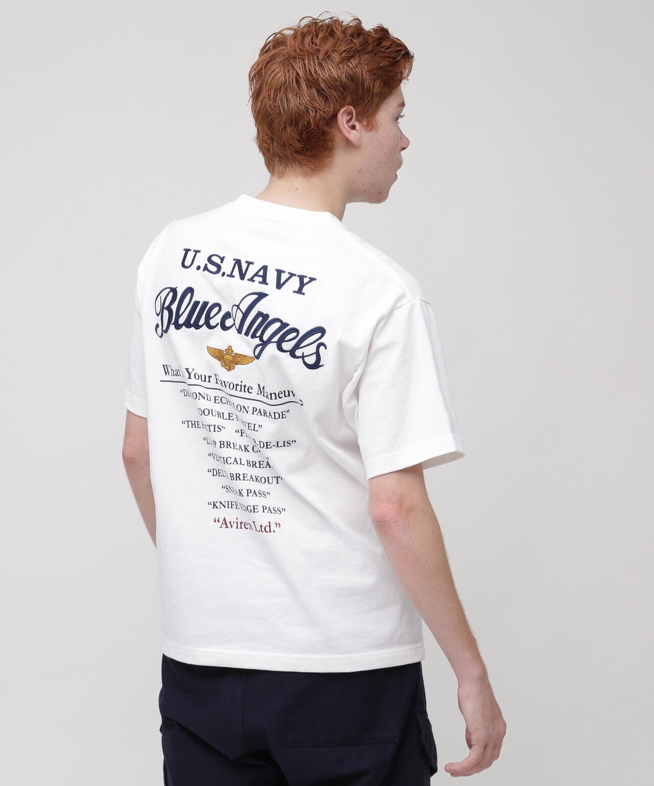 BLUE ANGELS EMBROIDERY SHORTSLEEVE T-SHIRT