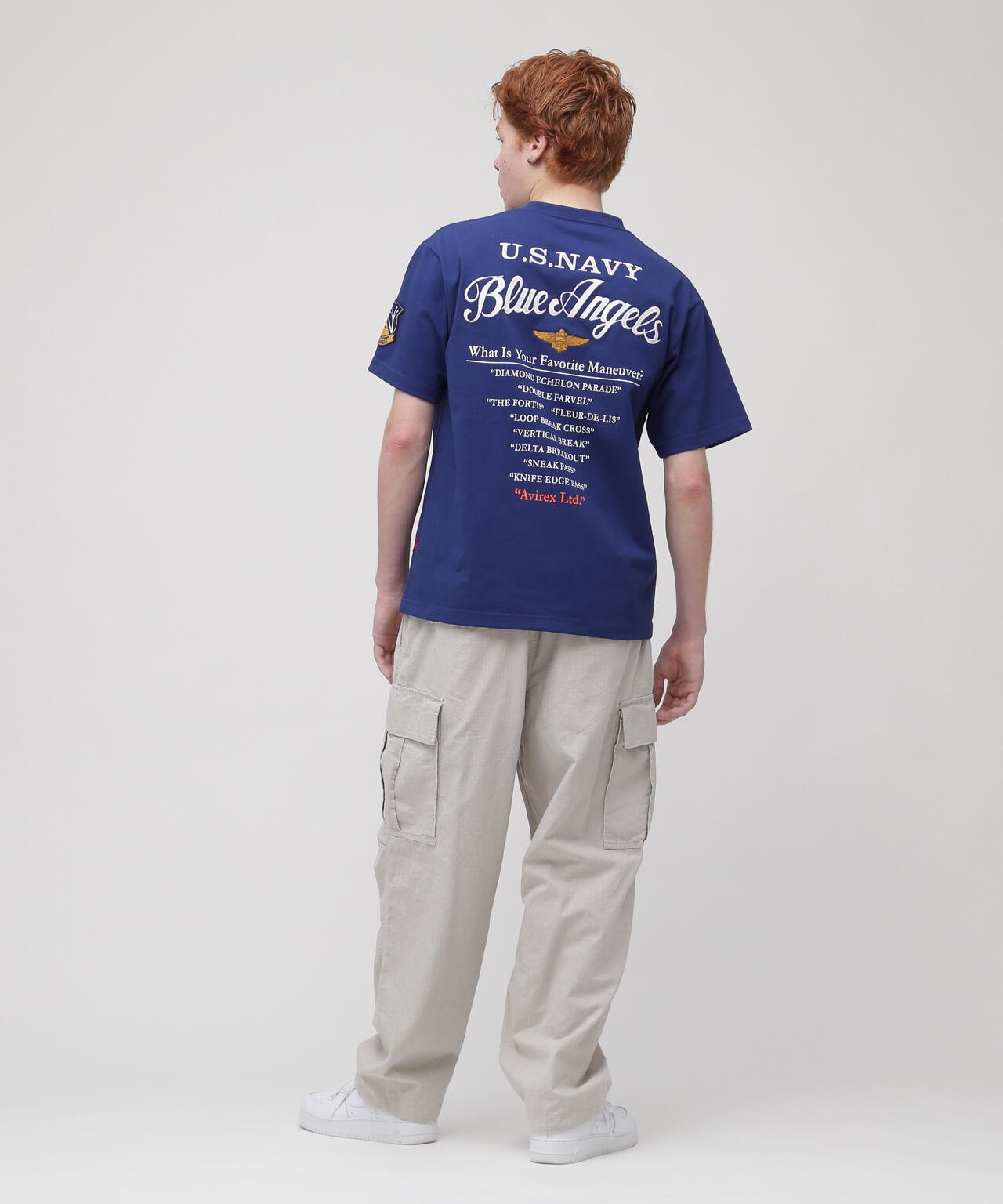 BLUE ANGELS EMBROIDERY SHORTSLEEVE T-SHIRT