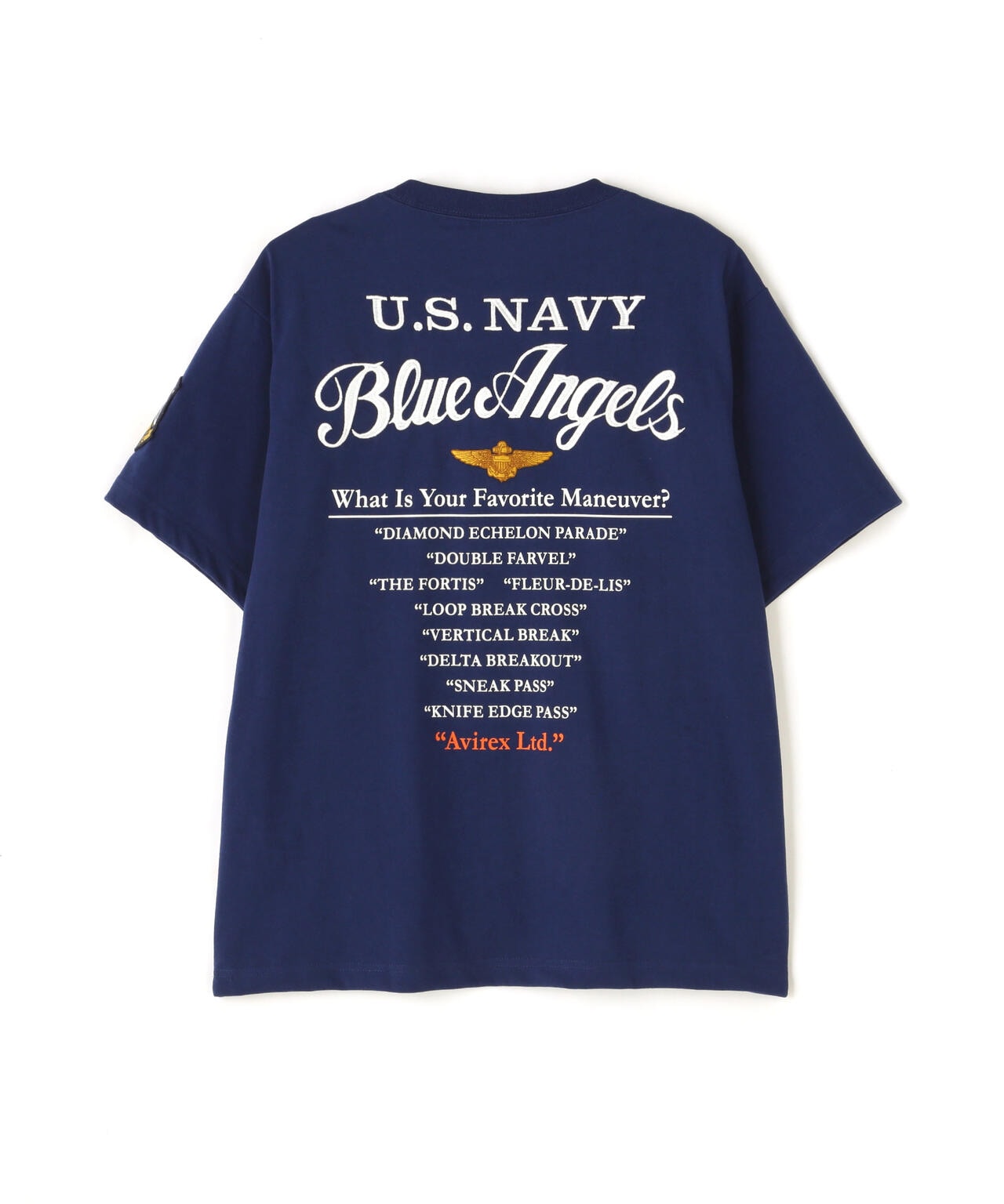 BLUE ANGELS EMBROIDERY SHORTSLEEVE T-SHIRT