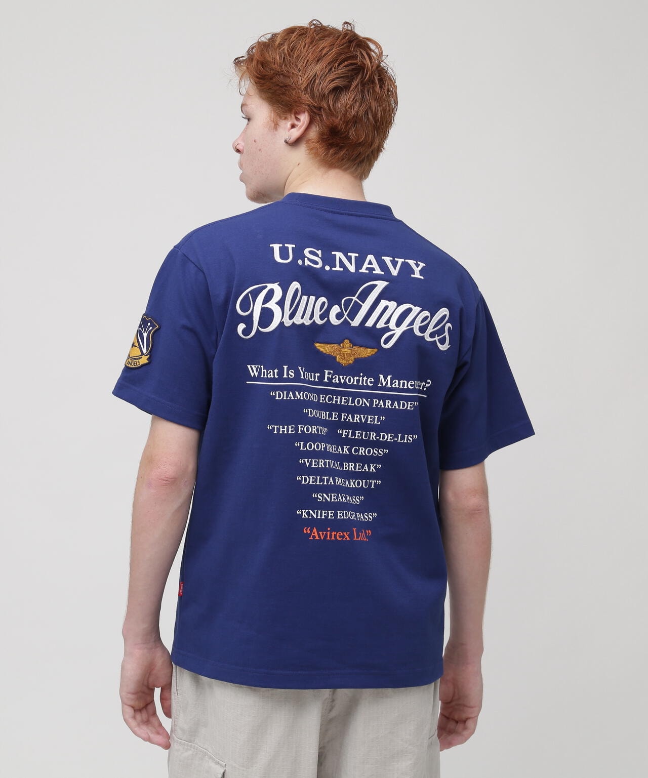 BLUE ANGELS EMBROIDERY SHORTSLEEVE T-SHIRT