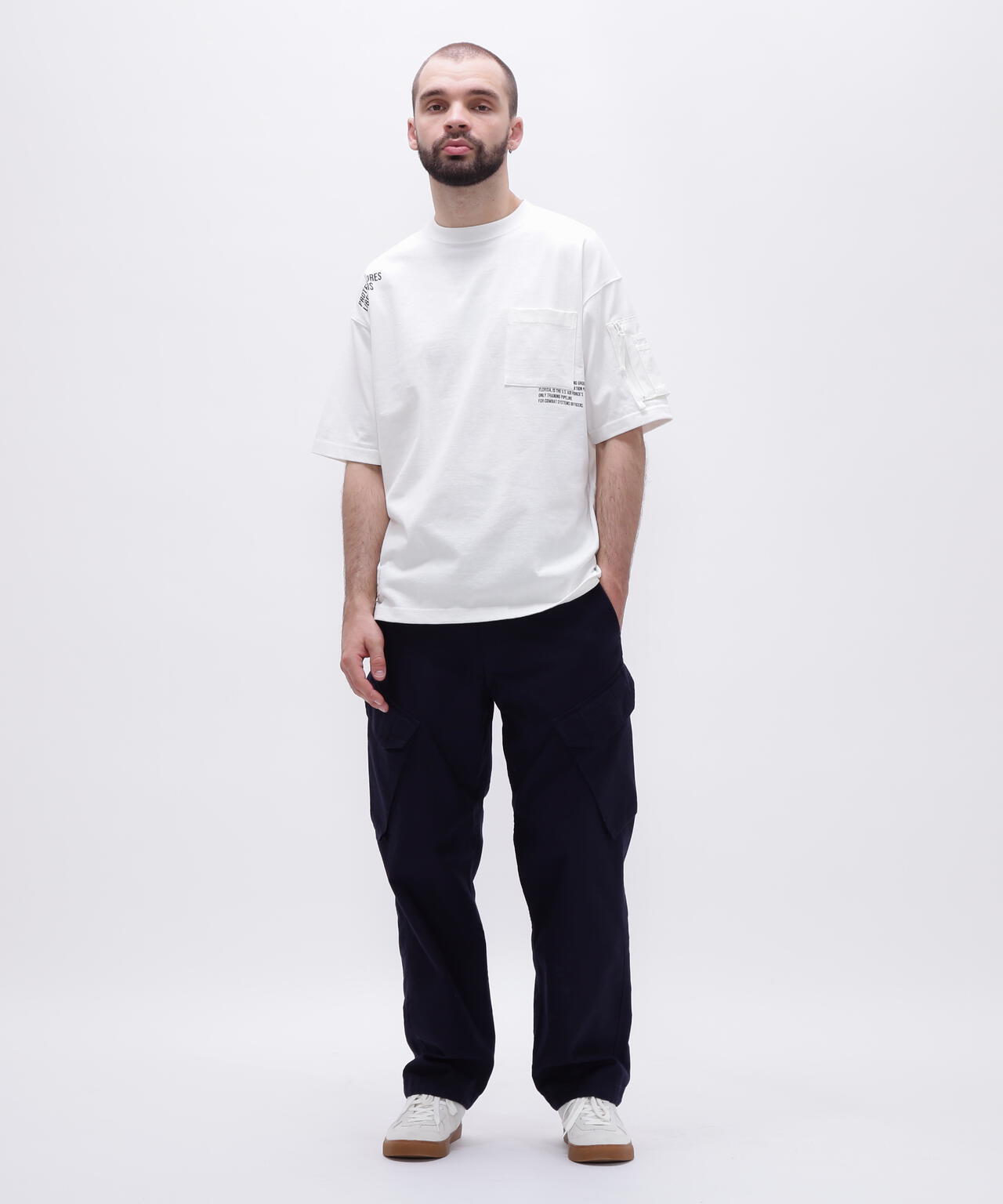 LOOSE FIT MIL. POCKET T-SHIRT