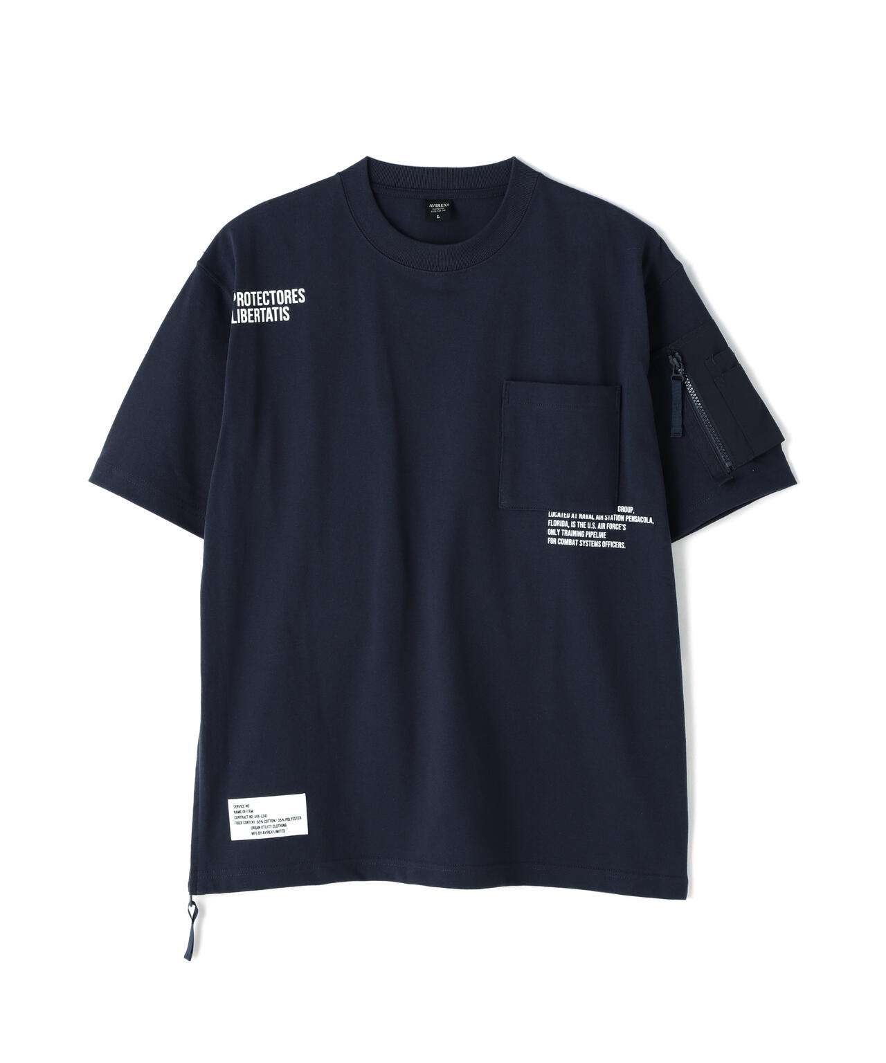 LOOSE FIT MIL. POCKET T-SHIRT