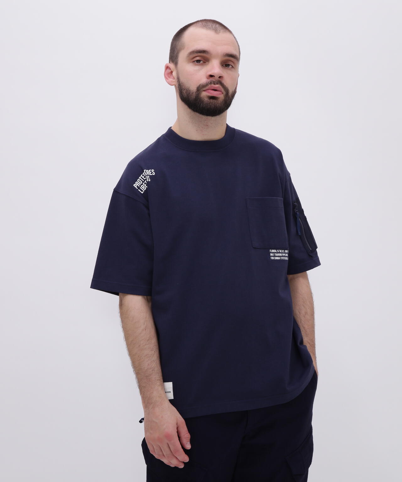 LOOSE FIT MIL. POCKET T-SHIRT