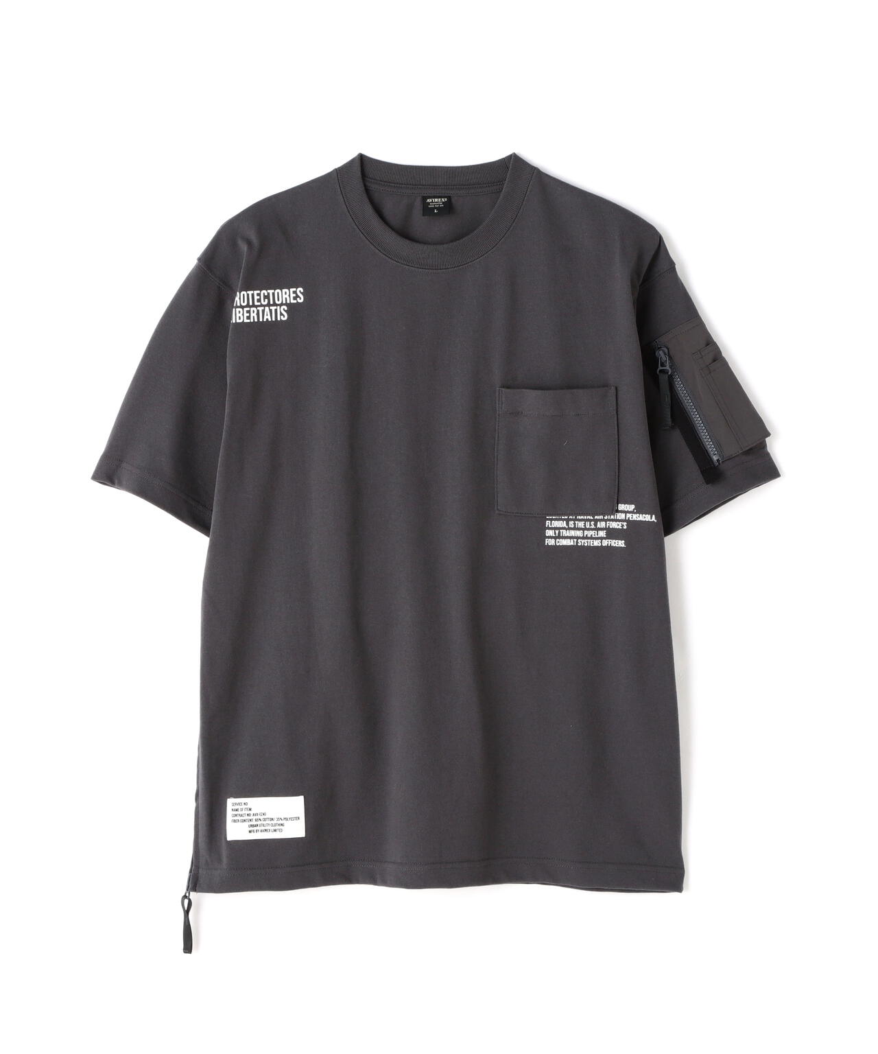 LOOSE FIT MIL. POCKET T-SHIRT